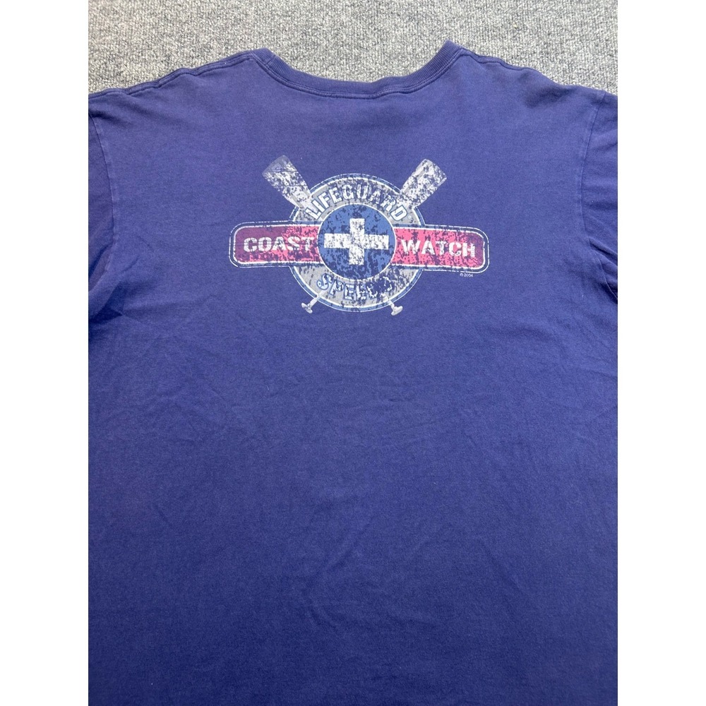Vintage Speedo Mens Short Sleeve T-Shirt Navy Blue cotton Single Stitch Size L - Picture 15 of 16